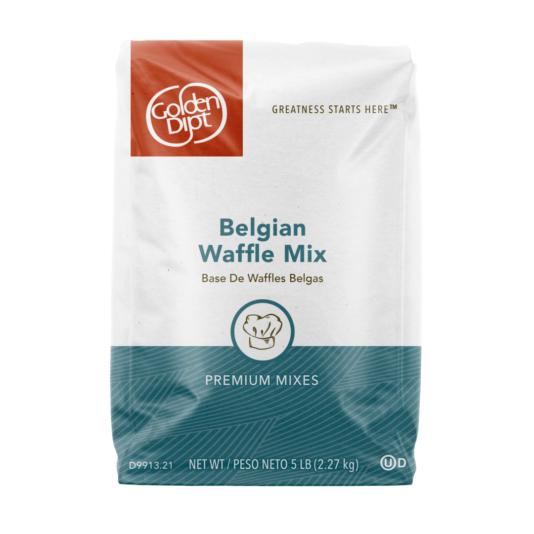 Golden Dipt Belgian Waffle Mix, 6 x 5 lb