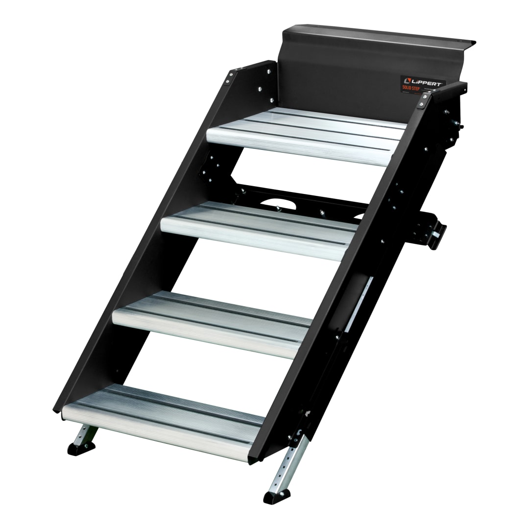 SOLIDSTEP QUAD 8, WIDE ADJ LCH 30IN, 24.1 TRD, LIFT ASSIST