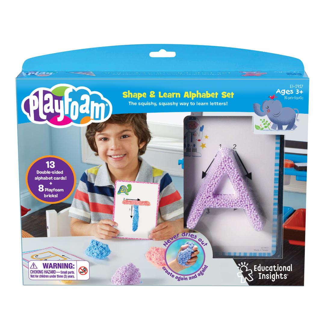PLAYFOAM SHAPE & LEARN ALPHABET SET