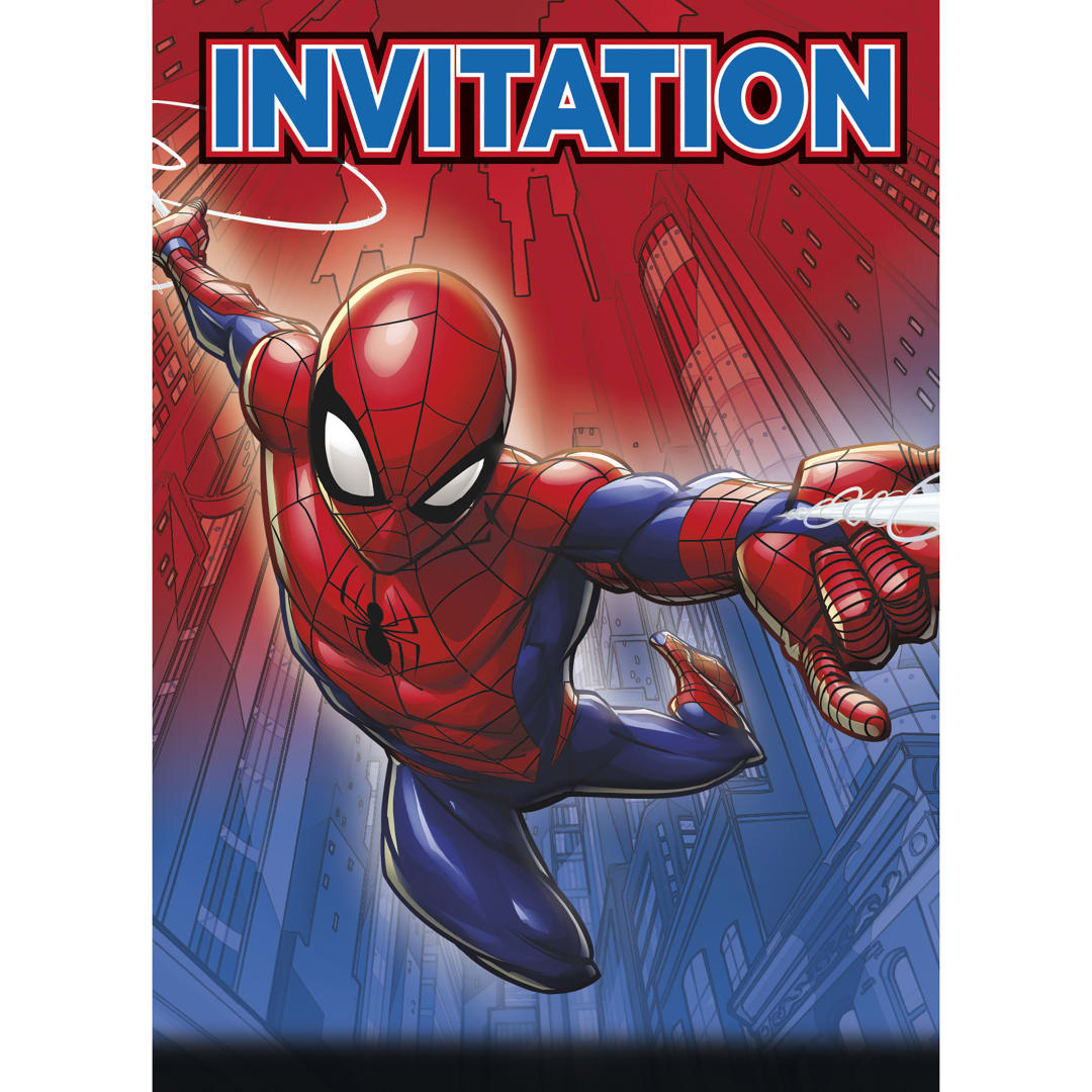 Spider-Man Invitations, 8ct