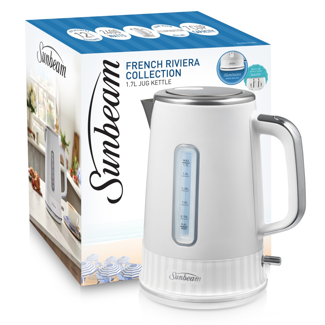 FRENCH RIVIERA KETTLE WHITE