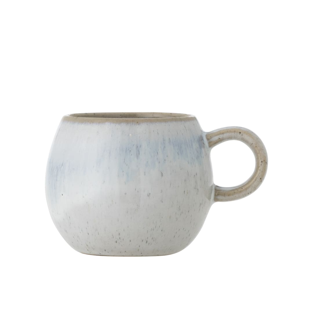 82061625 - Paula Espresso Cup, Blue, Stoneware STOCK: 300