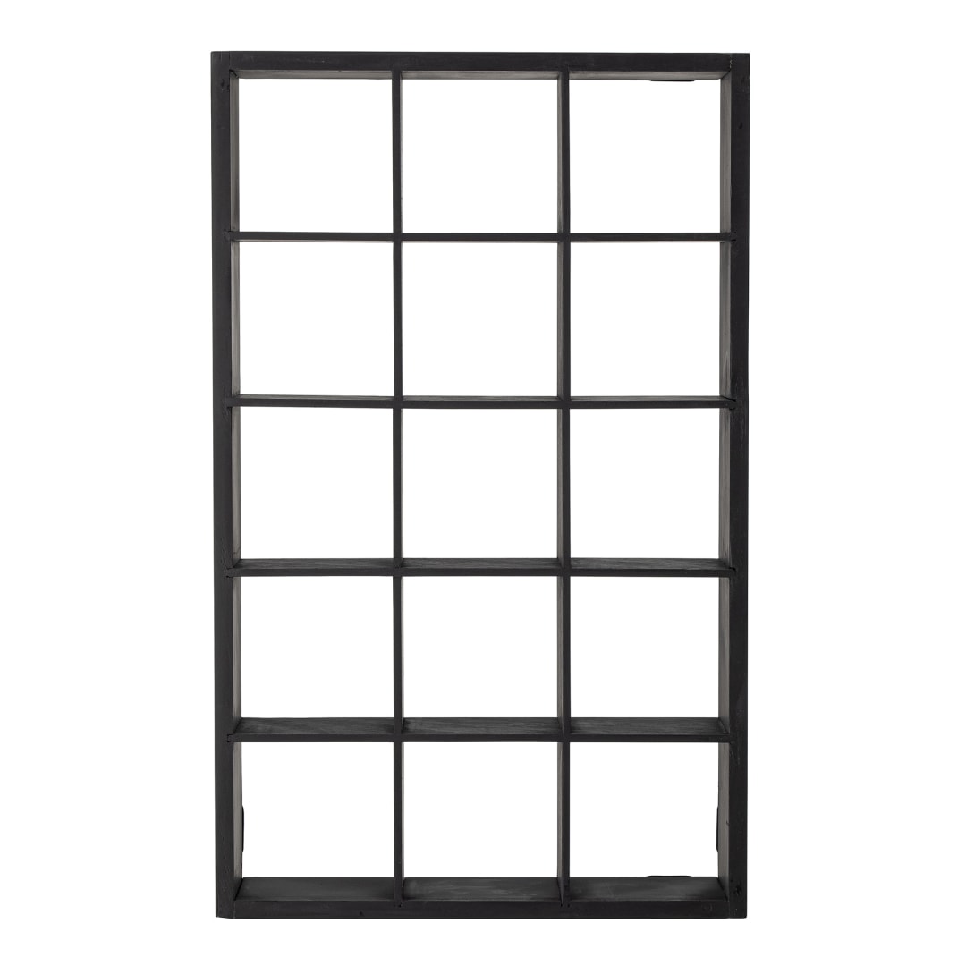 82059665 - Olinn Shelf, Black, Firwood STOCK: 103