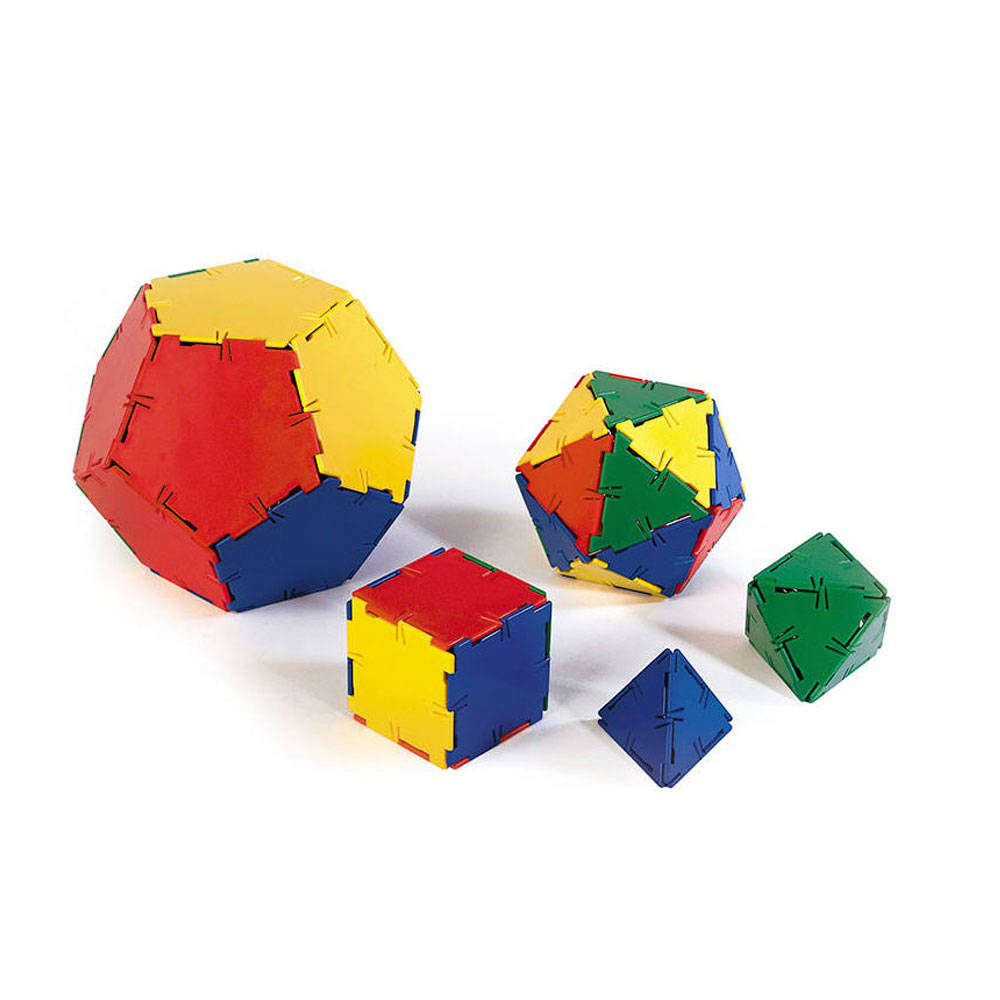POLYDRON PLATONIC SOLIDS SET/50