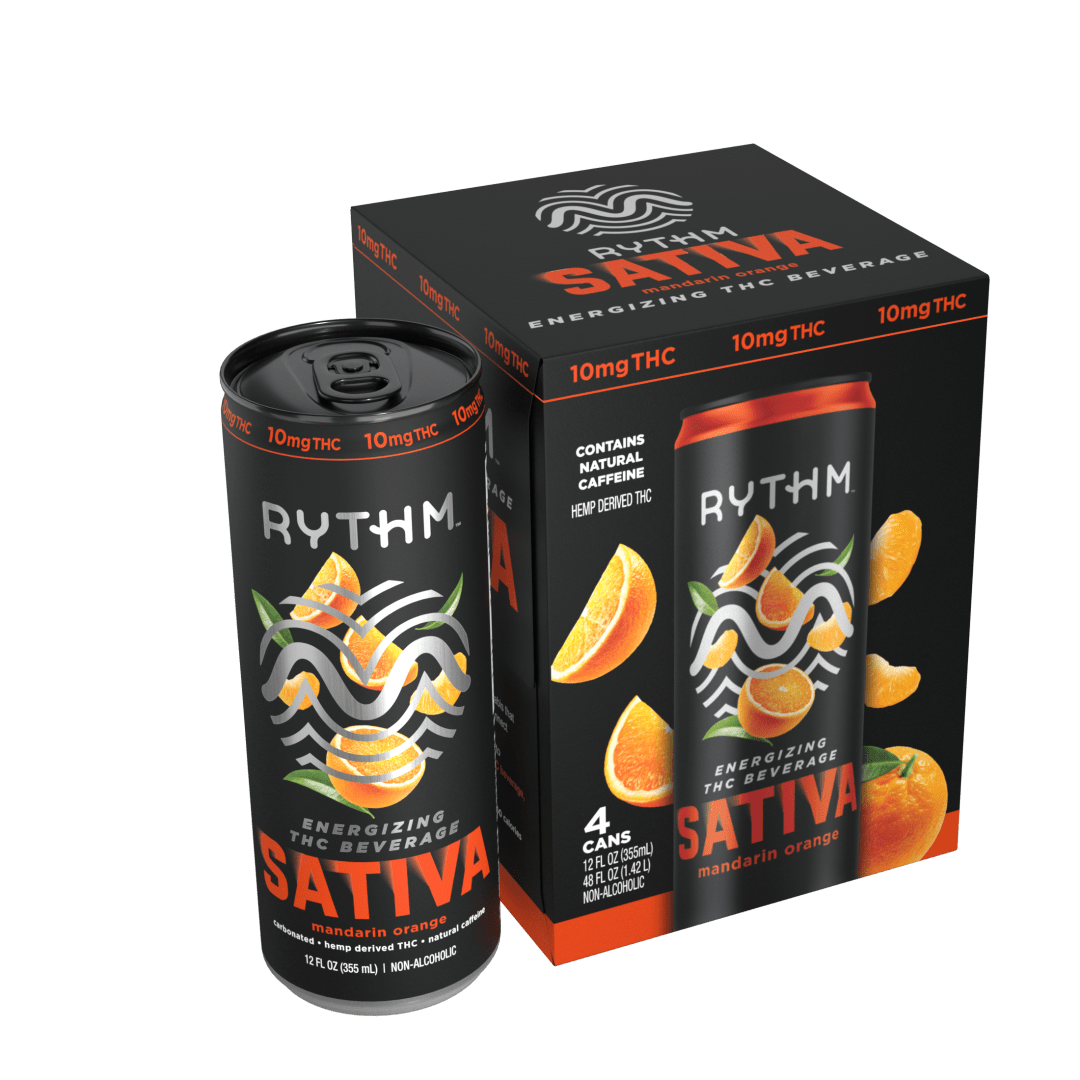 Rythm Thc Sativa 10MG 1S Can 6/4PK 12Z