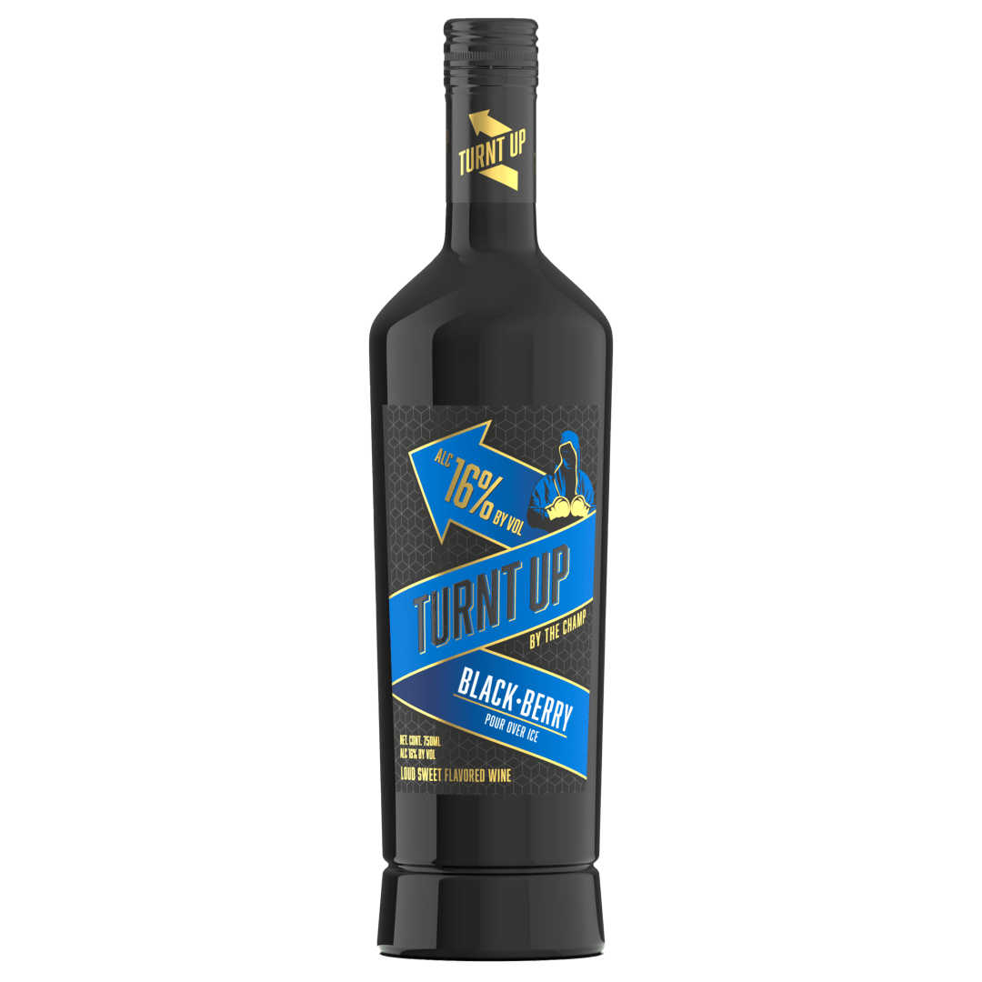 Turnt Up By The Champ Black-Berry Sweet Red Wine 750 ml