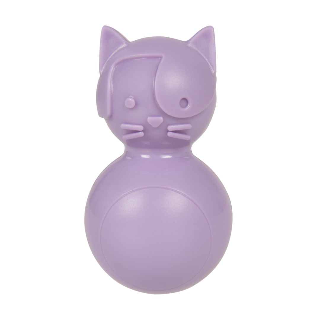 SmartyKat Teeter Tiger Cat Toy, Exercise Toy, Purple, Small