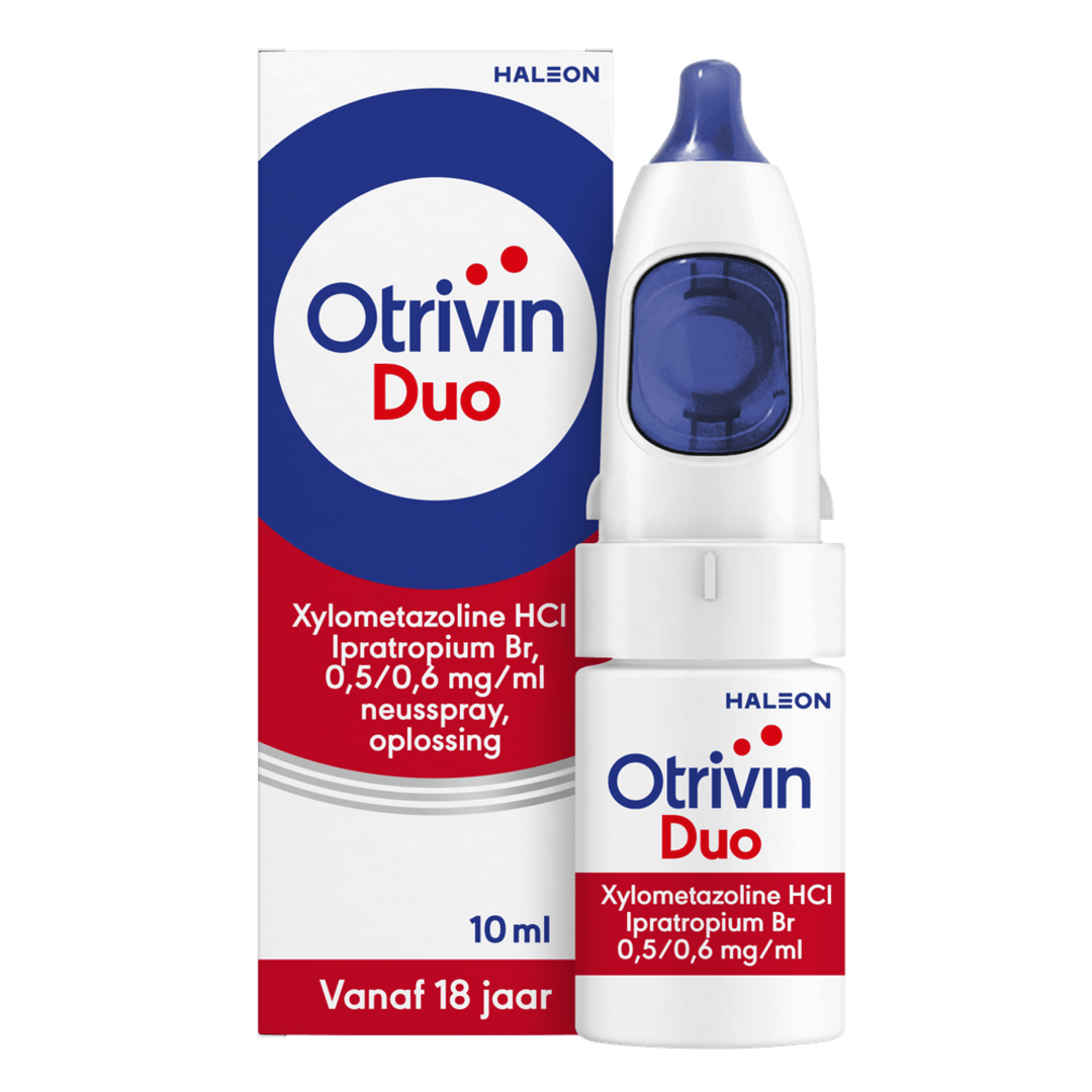 Otrivin Duo Neusspray bij verstopte neus en loopneus 10 ml