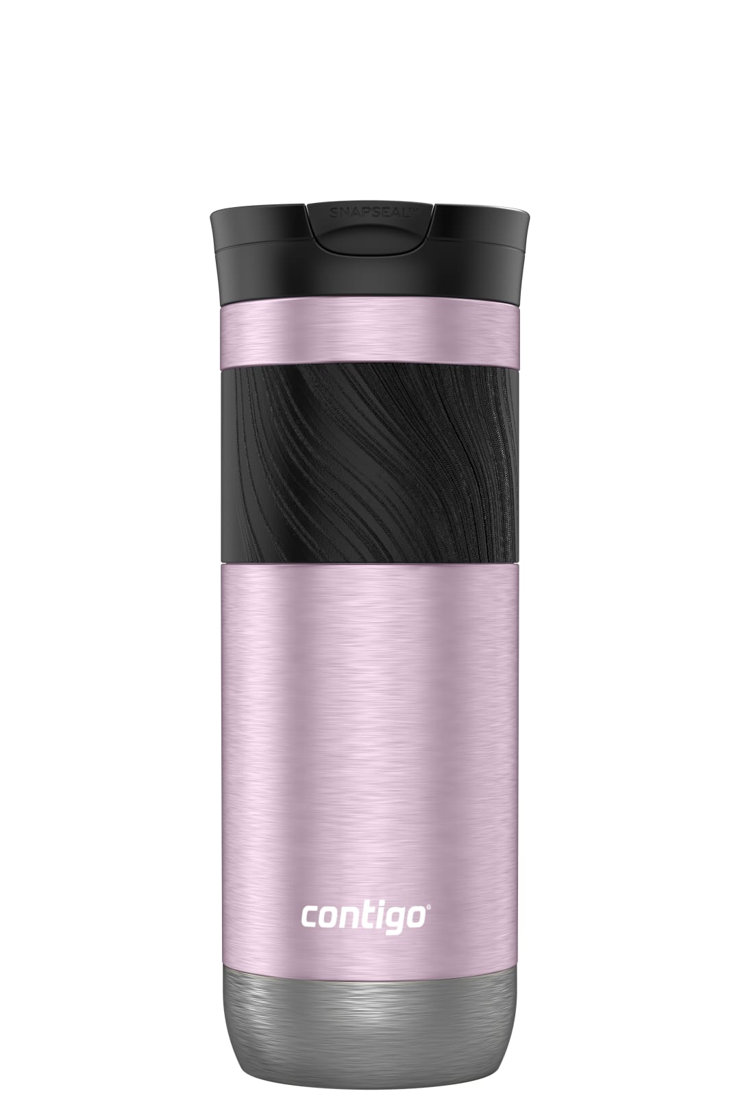 Tasse de voyage en acier inoxydable Contigo Byron 2.0 avec couvercle et poignée SNAPSEAL, 591 mL (20 oz), fraise ananas