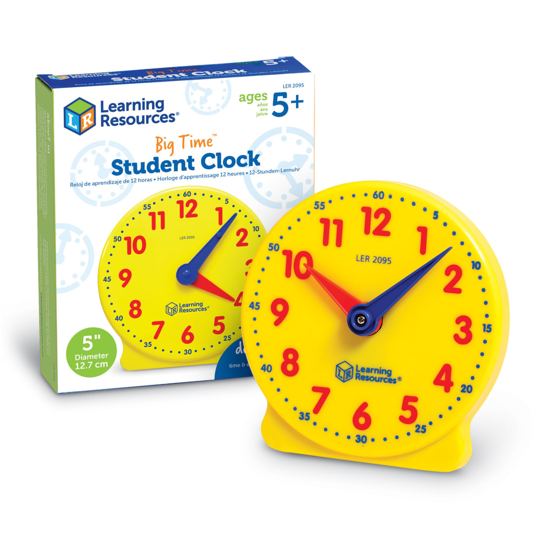 BIG TIME STUDENT CLOCK (12 HR)