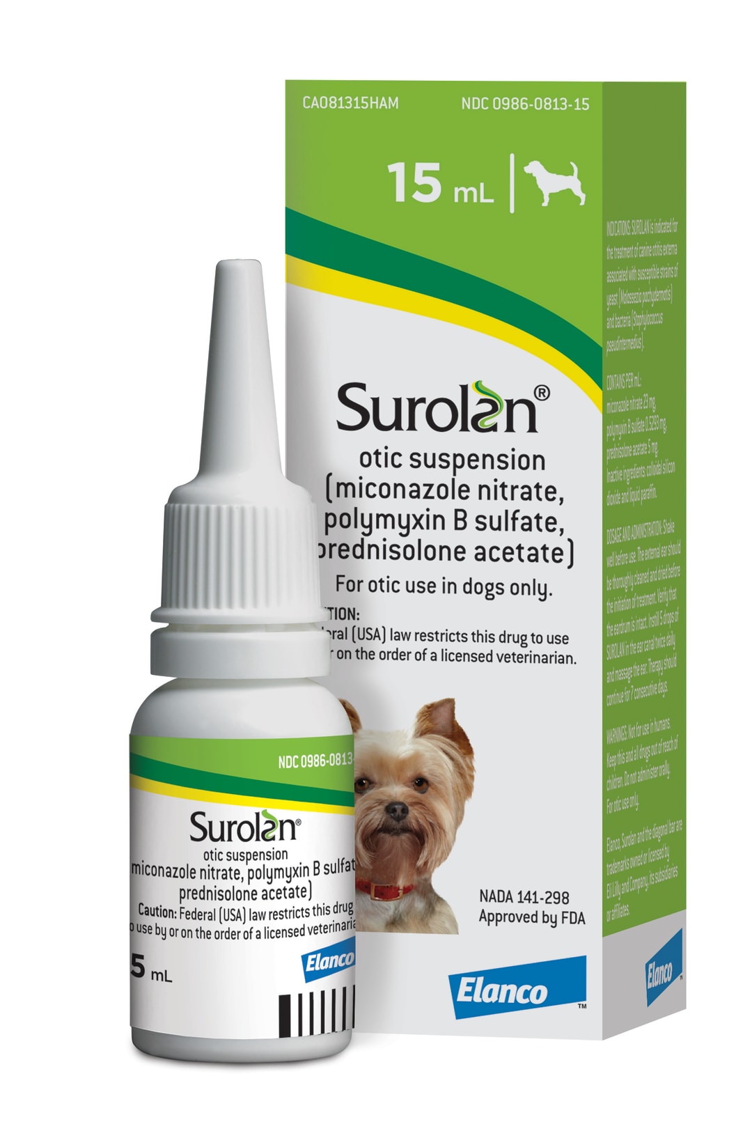 Surolan Non-Aqueous Suspension, 15 mL Bottle