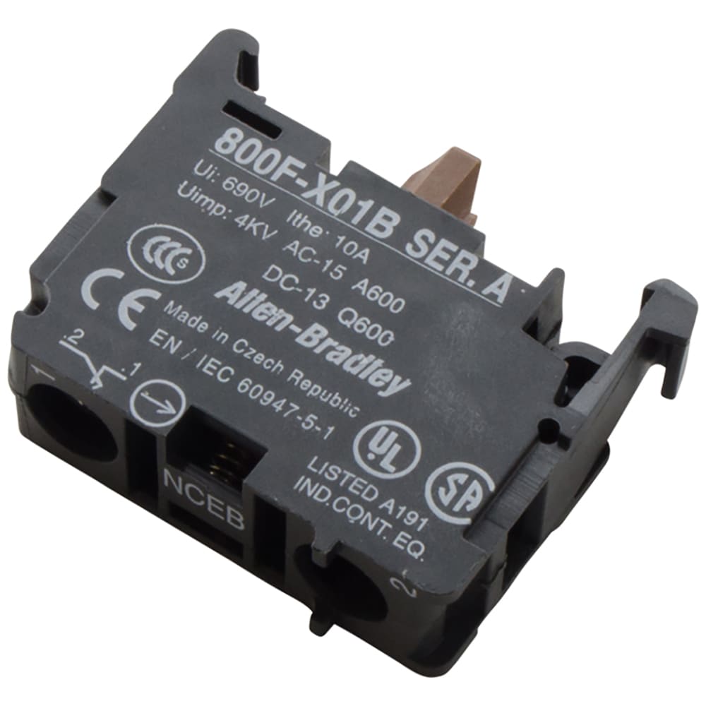 Galbreath™ Contact Block, Single No Contact