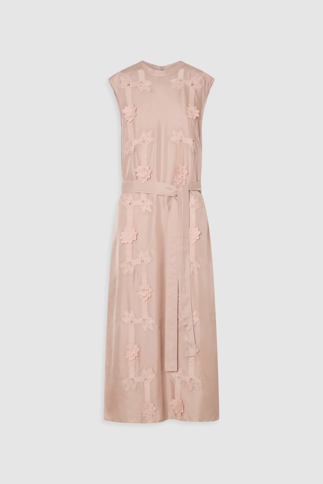 Ribbon Trim Sheath Dress