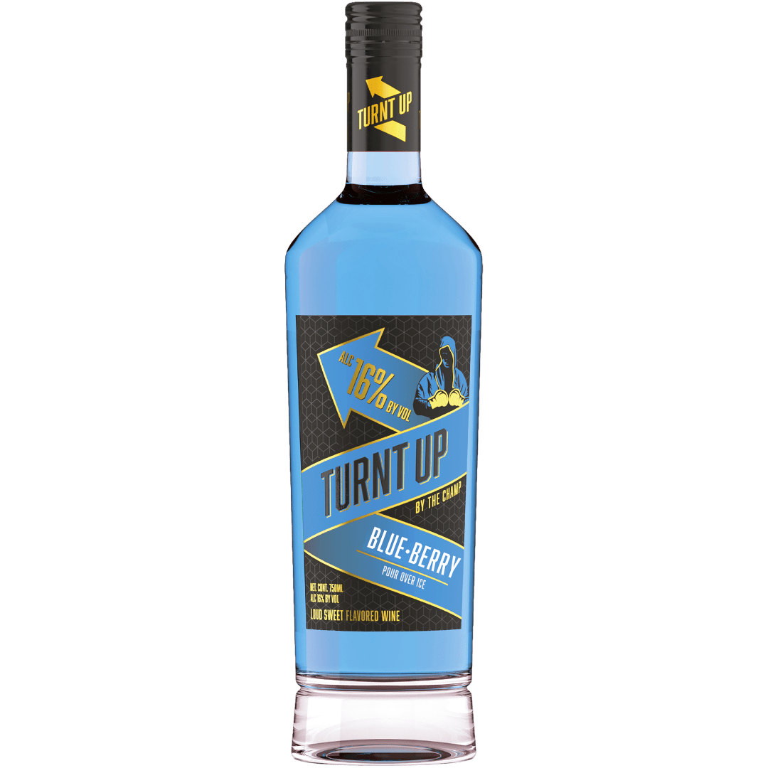 Turnt Up By The Champ Blue-Berry Sweet Wine 750 ml