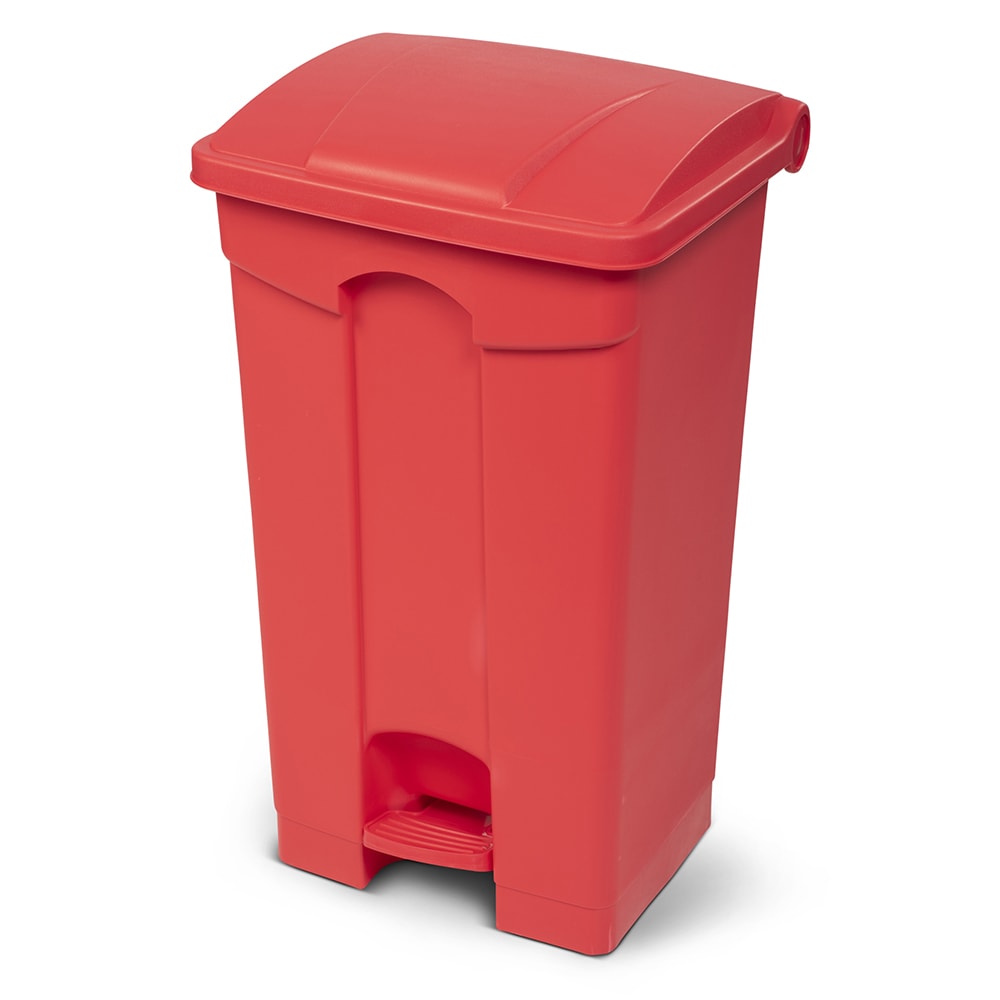 23G/87.1L Step on Container - Red