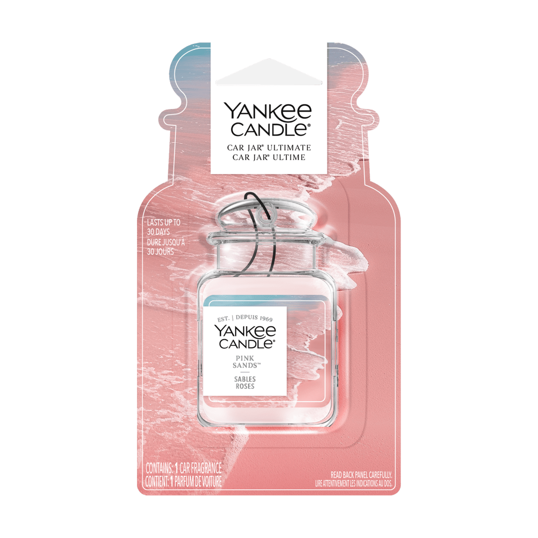 Désodorisant de voiture Yankee Candle Car Jar Ultime, sables roses