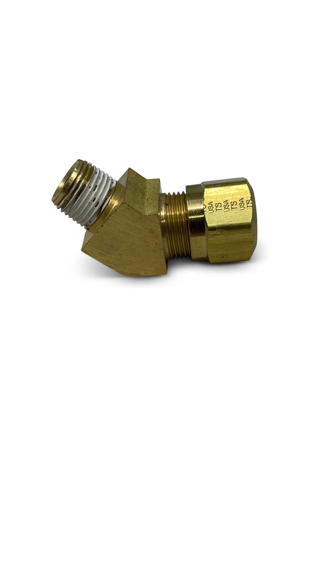 5/8 X 3/8 NPT 45d Air Brake Fitting El