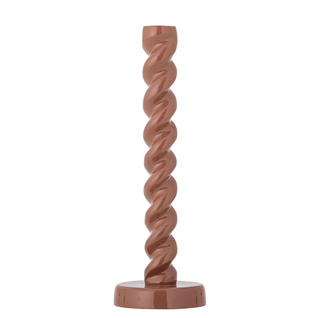 82068616 - Diza Candle Holder, Brown, Aluminum STOCK: 267