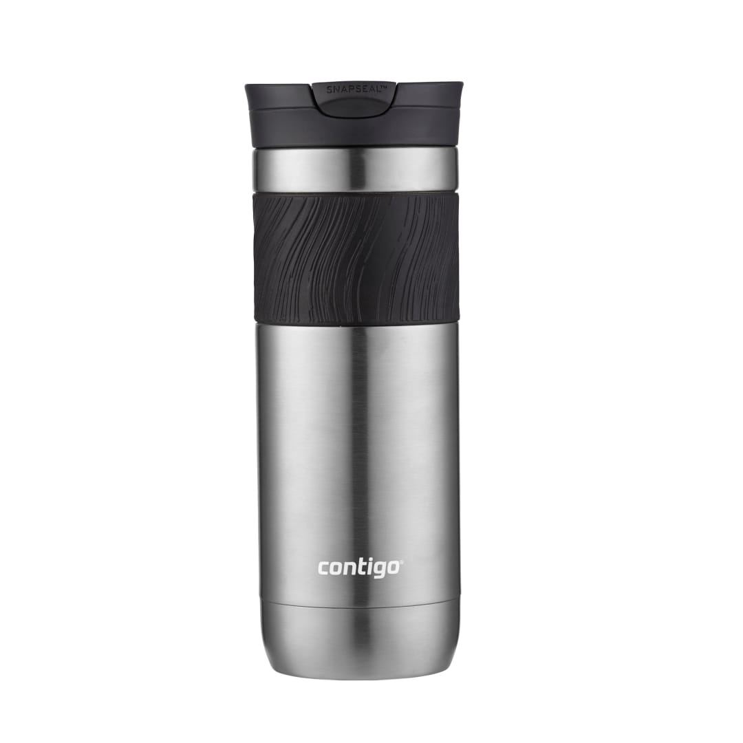 Contigo® Vaso Térmico Byron 2.0, de Acero Inoxidable, con Tapa SNAPSEAL™, y Agarre Texturizado, 591 ml, Azalea