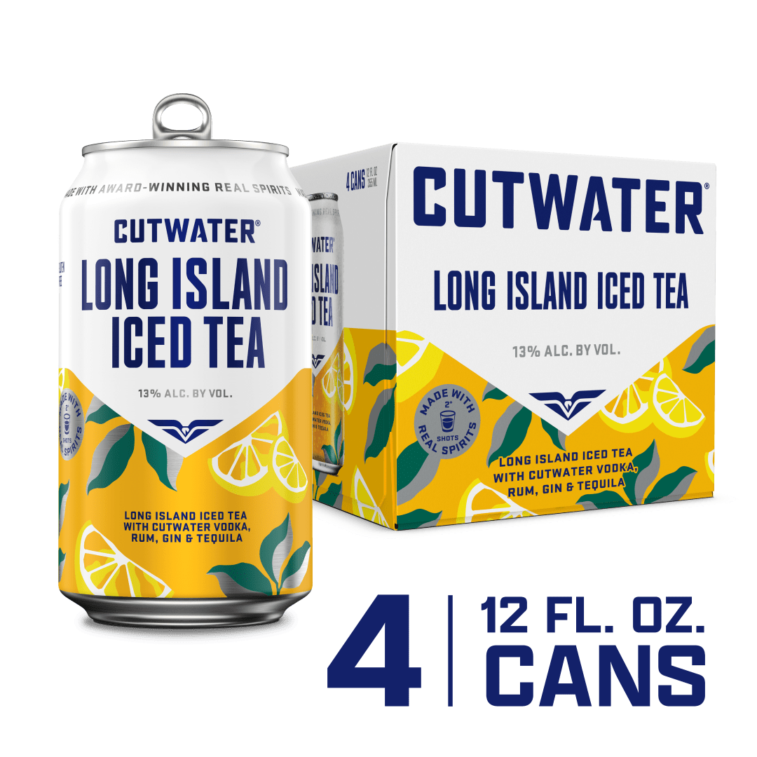 Cutwater Spirits® Long Island Iced Tea, 4 Pack 12 fl. oz. Cans