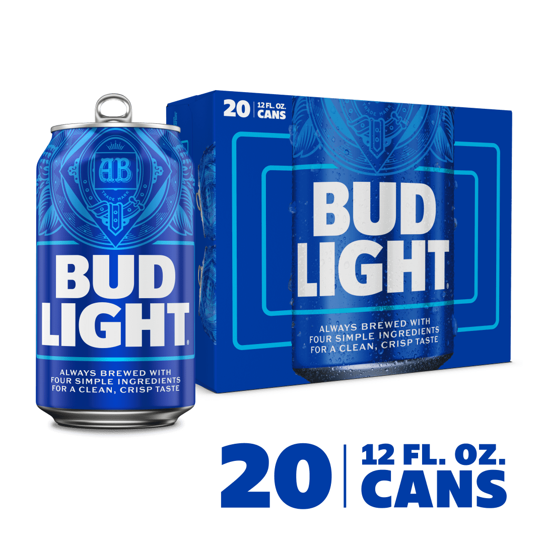 Bud Light® Beer, 20 Pack 12 fl. oz. Cans
