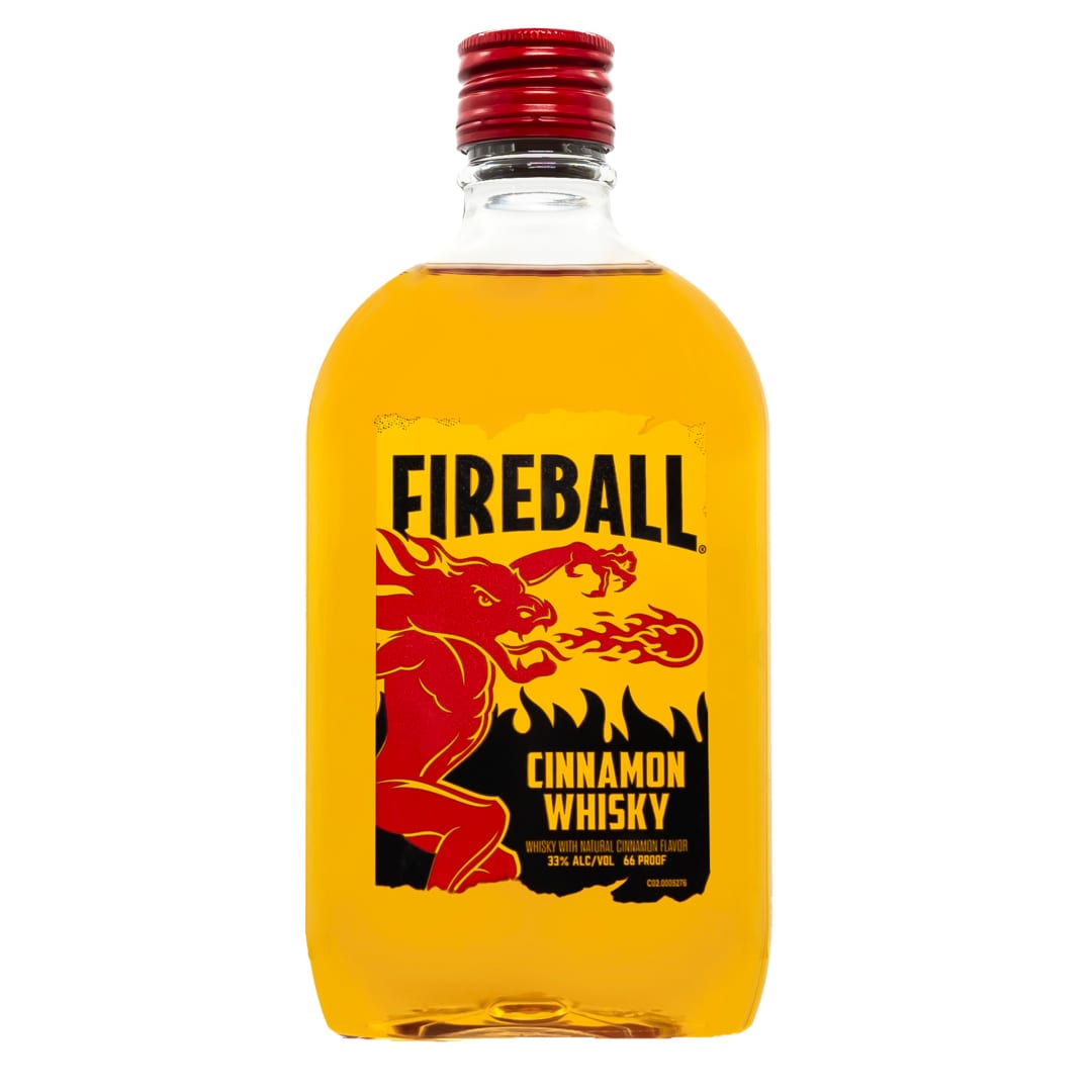 Fireball Hot Cinnamon Blended Whisky 375ml Plastic Bottle 66 Proof