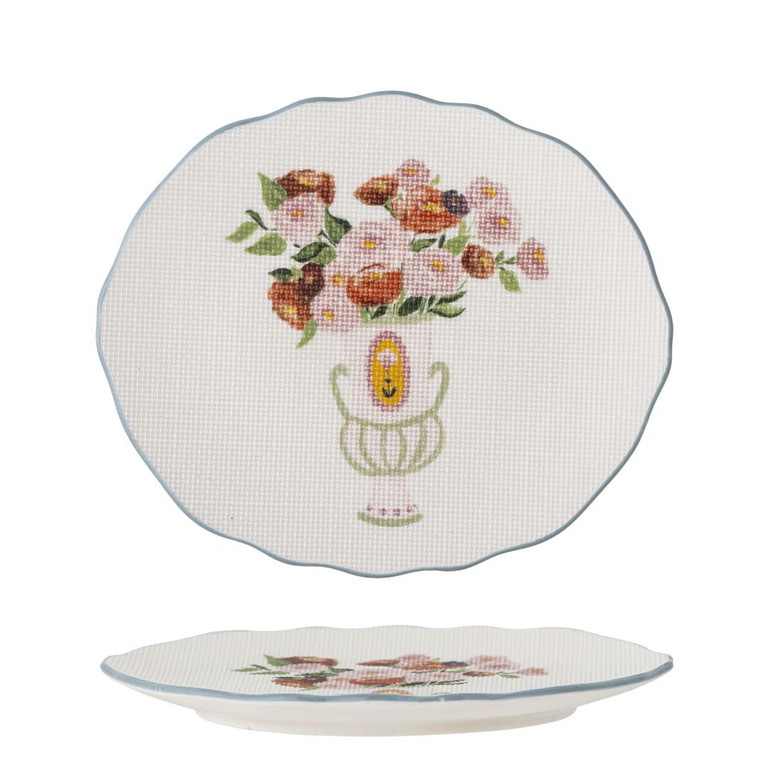 82061692 - Dorothy Plate, Multi, Stoneware STOCK: 243