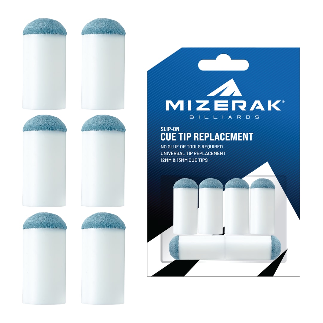 Mizerak Slip-On Cue Tips – 12m