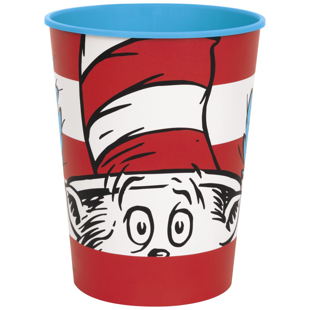 Cat in the Hat 16oz Plastic Stadium Cup