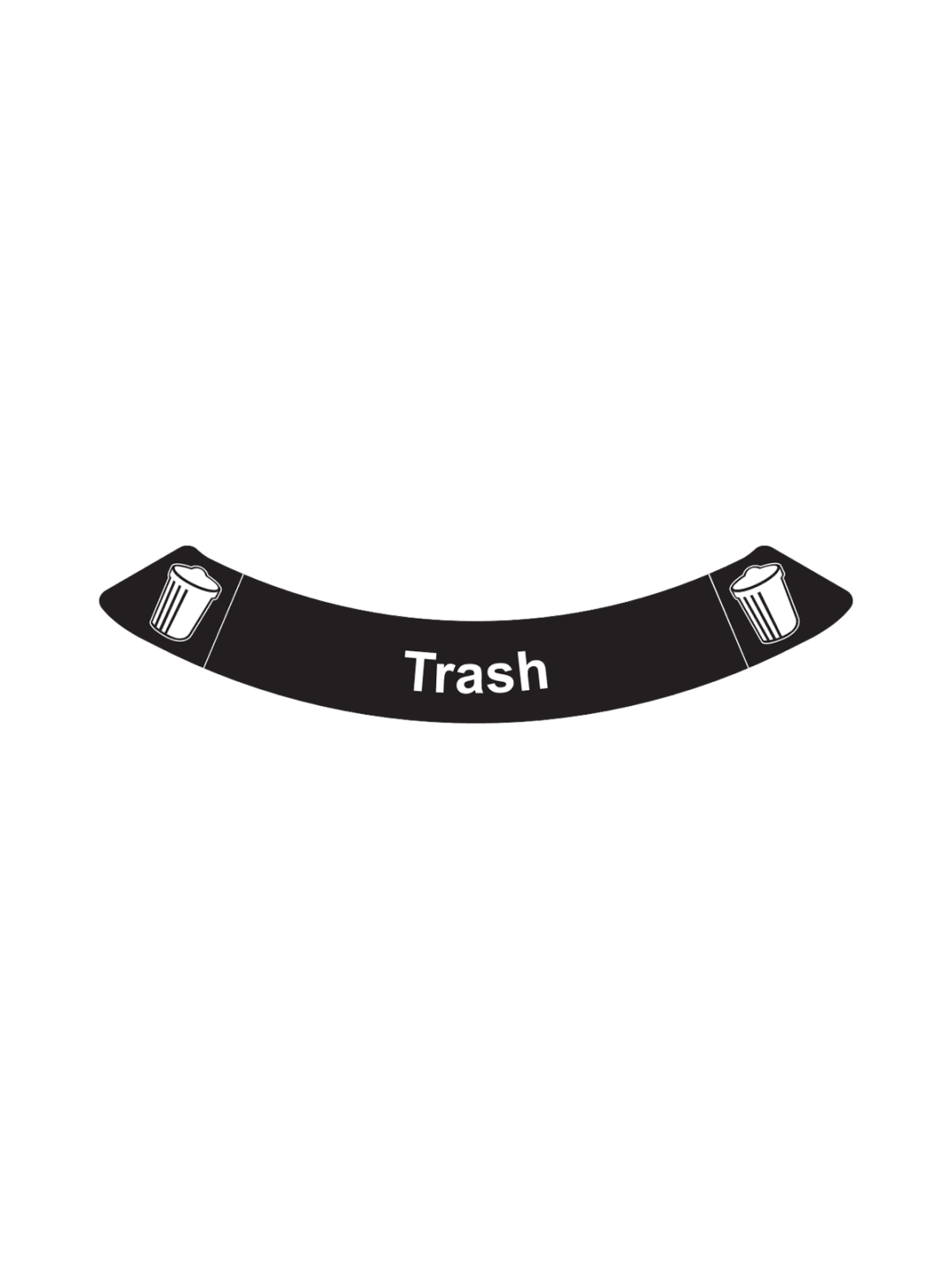 BOKA - Label - Trash - Black