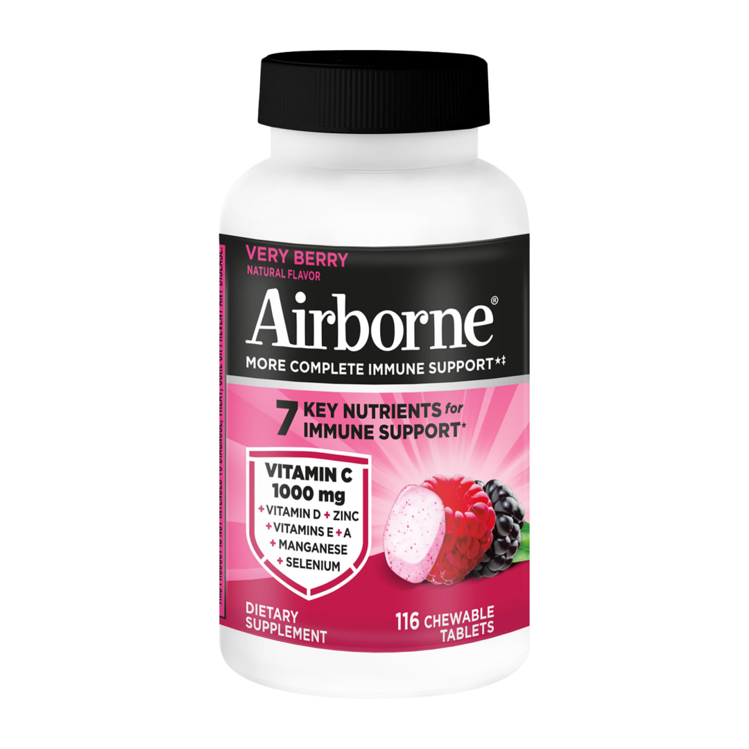 AIRBORNE® Chewable Tablets - Very Berry 116ct