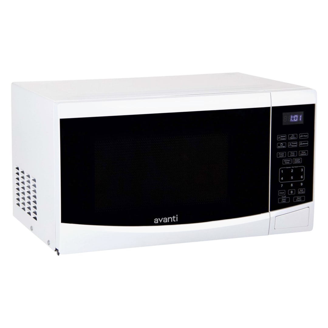MT09V0W - Avanti 0.9 Cu. Ft. Microwave Oven, Digital, White
