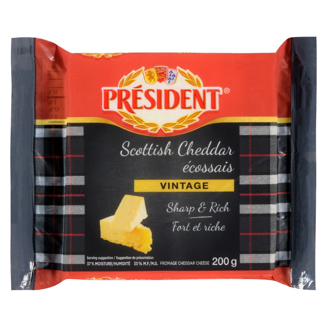 Président Vintage Scottish Cheddar Cheese, 200g