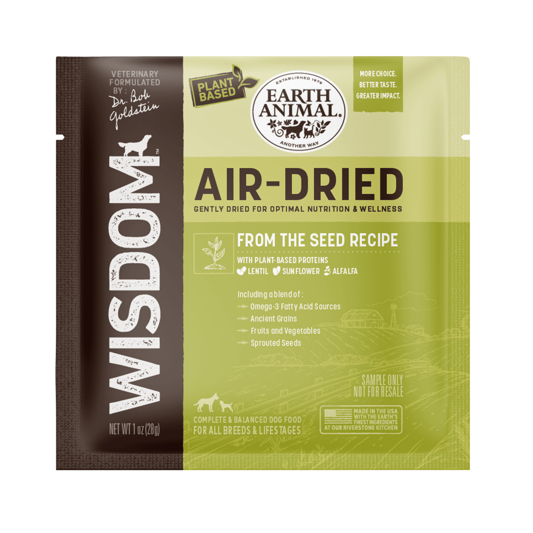 Earth Animal Wisdom Air-Dried From the Seed Recipe Dog Food, 1 oz. Sample