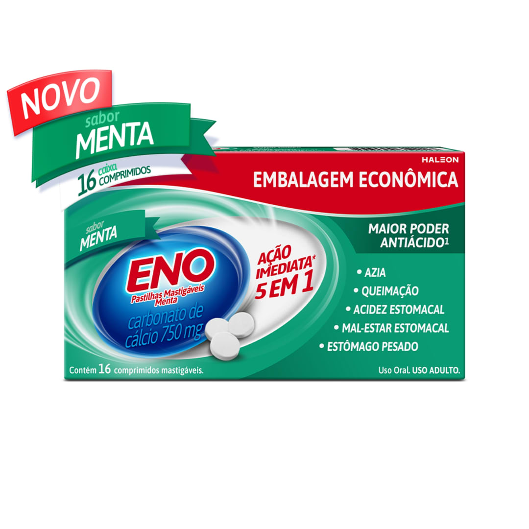 ENO Pastilhas Mastigáveis  Menta