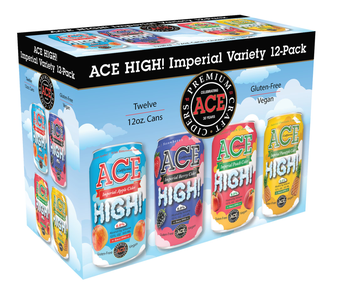 ACE HIGH Imperial Variety Cider 12oz Can 12pk