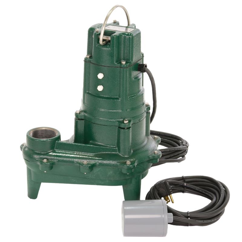 Zoeller 270-0005 BN270 Float Switch Operated Sewage Pump 1 HP, 115V, 1PH