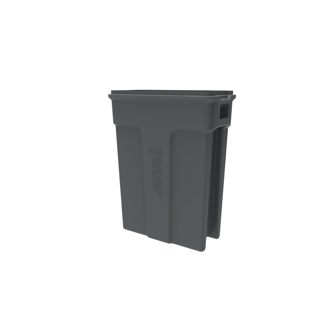 23 Gallon Slimline Rectangular Trash Can - Dark Cool Gray
