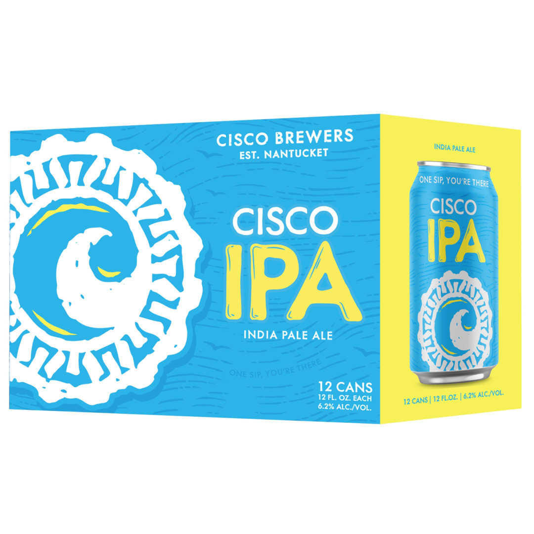 Cisco Brewers Cisco IPA, 12 Pack 12 fl oz Cans