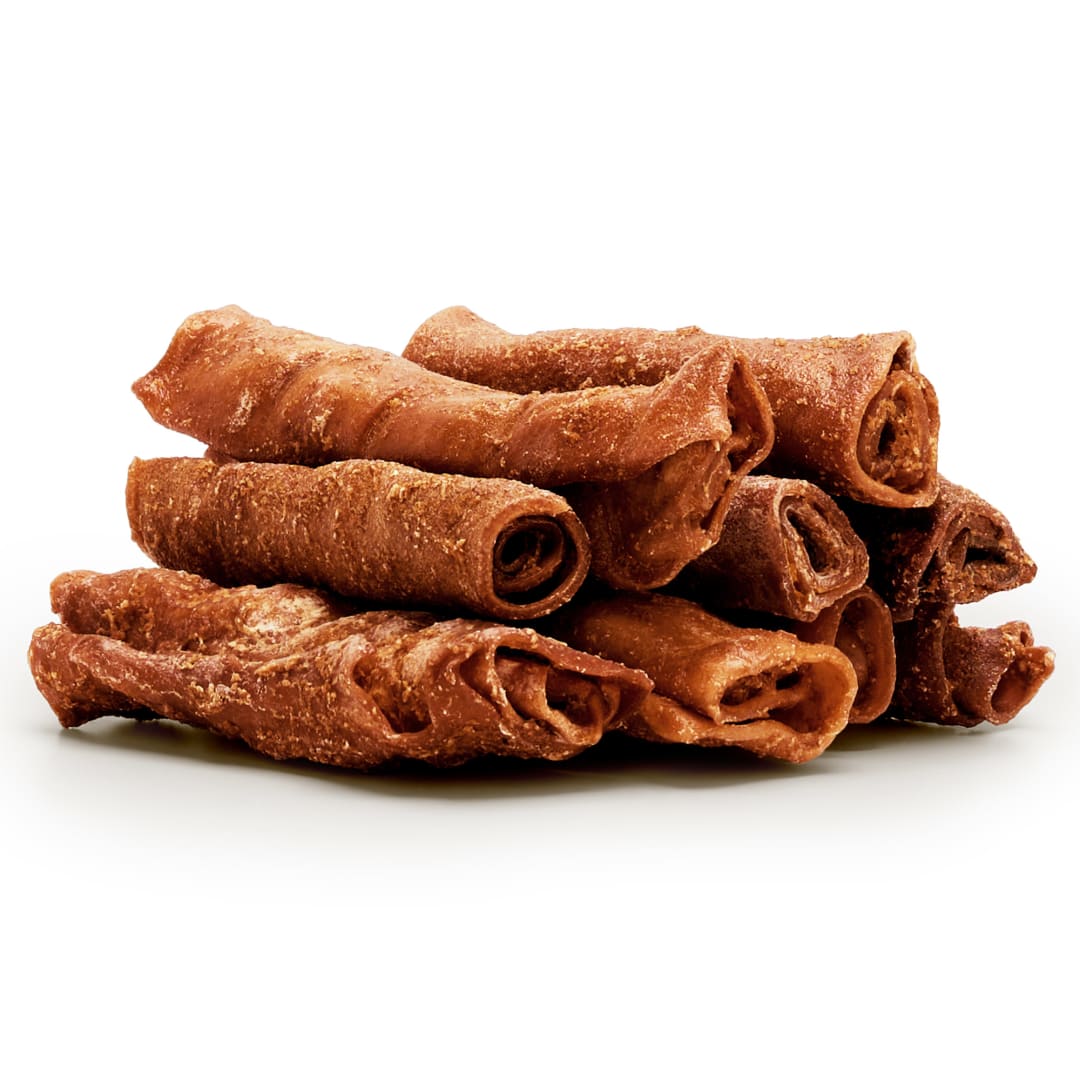 Treatly 100% USA Made Collagen Chip Rolls Dog Chew Treats, Chicken Meat, 8 oz