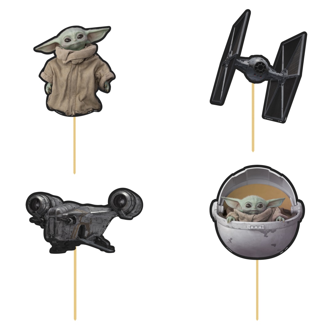 Mandalorian The Child Cardboard Yard Signs, 4pc