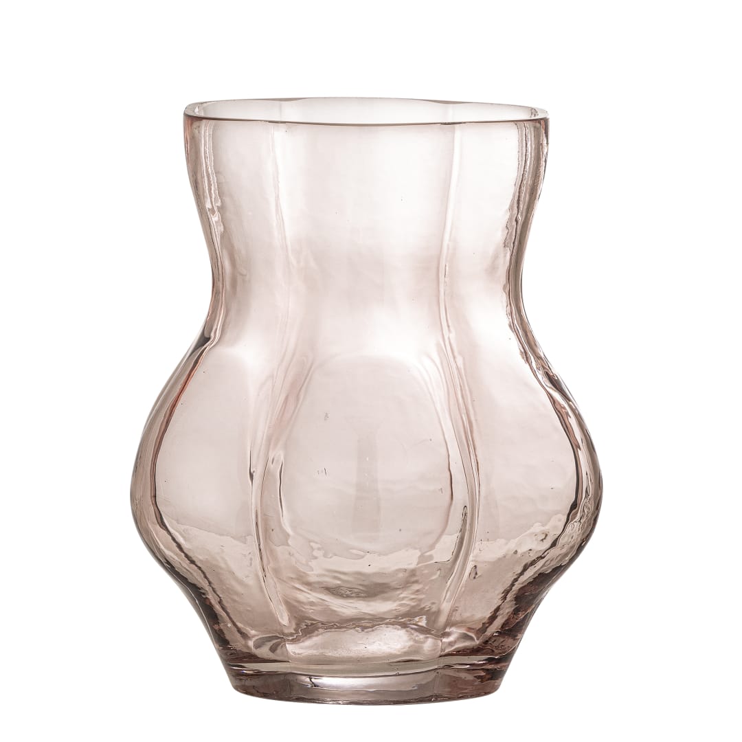 82061682 - Tava Vase, Rose, Glass STOCK: 232
