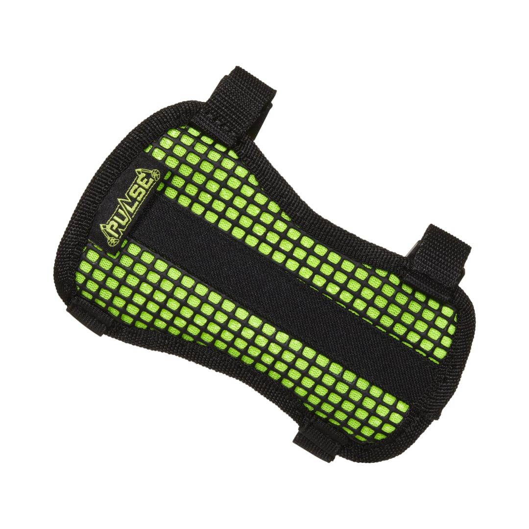 Pulse™  2 Strap Mesh Archery Arm Guard, Black/Green