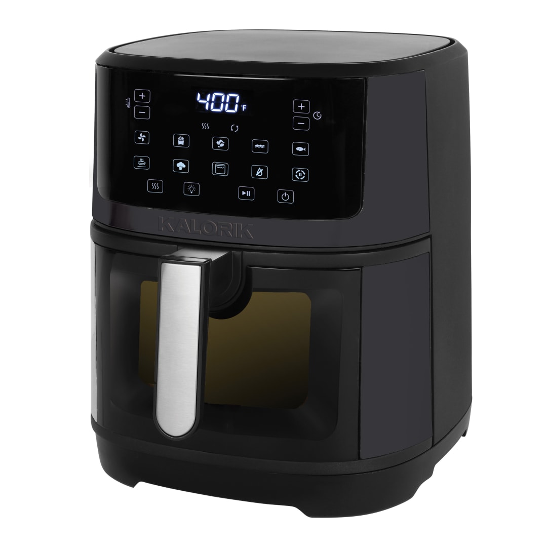FT52324BK - Kalorik 7 Quart Touchscreen Air Fryer With Window