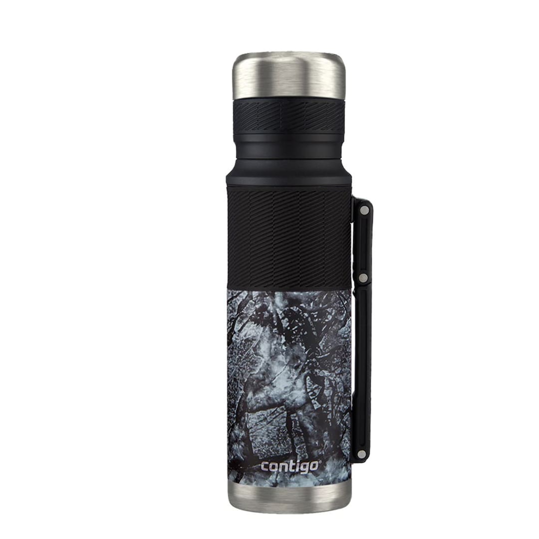 Contigo® Botella Térmica Thermalock, de Acero Inoxidable, Termo al Vacío, a Prueba de Derrames, Libre de BPA, 1,182 ml, Carbon