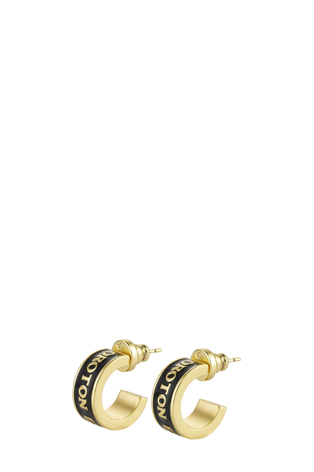 Heather Enamel Hoops