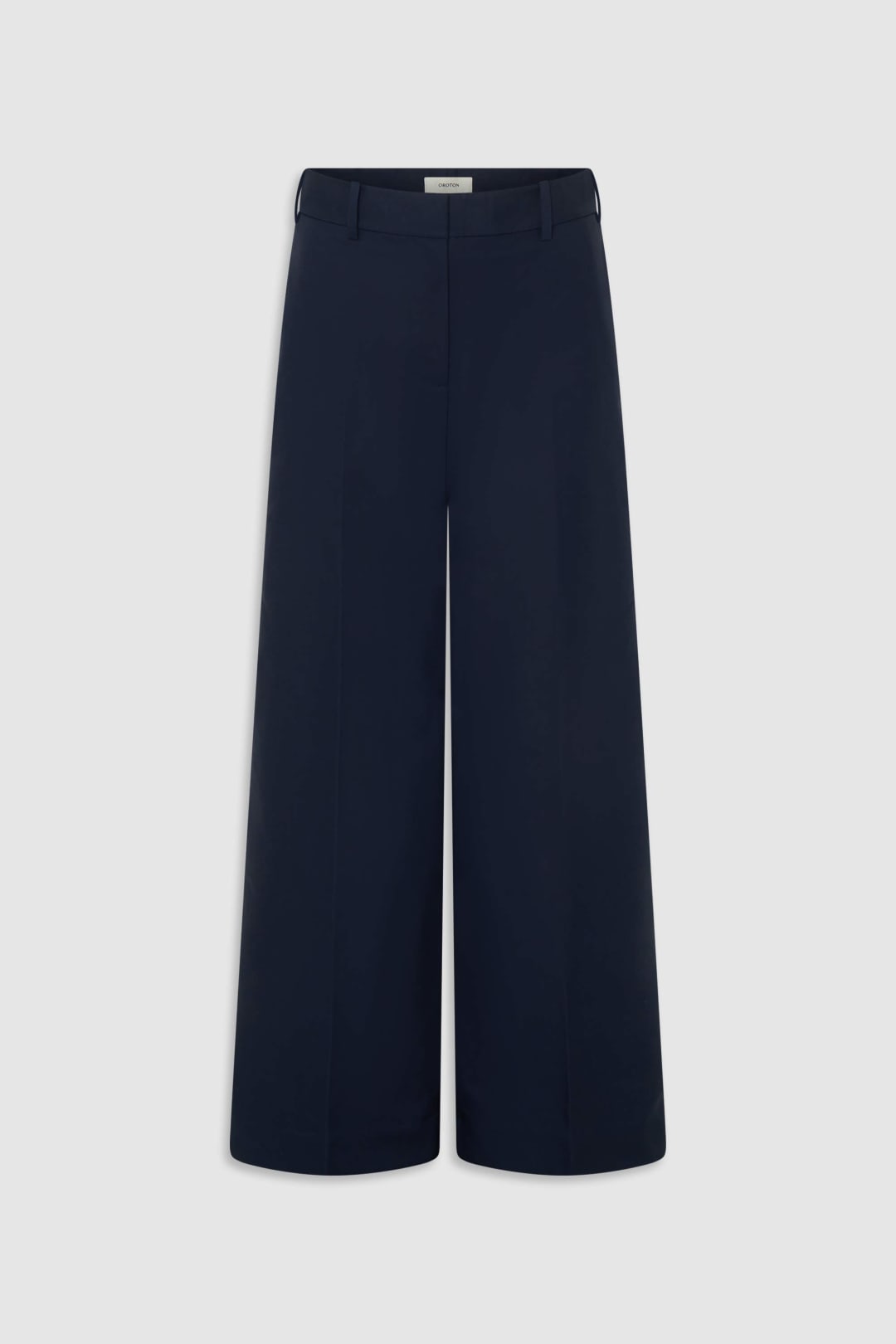 Flat Front Wide Leg Pant