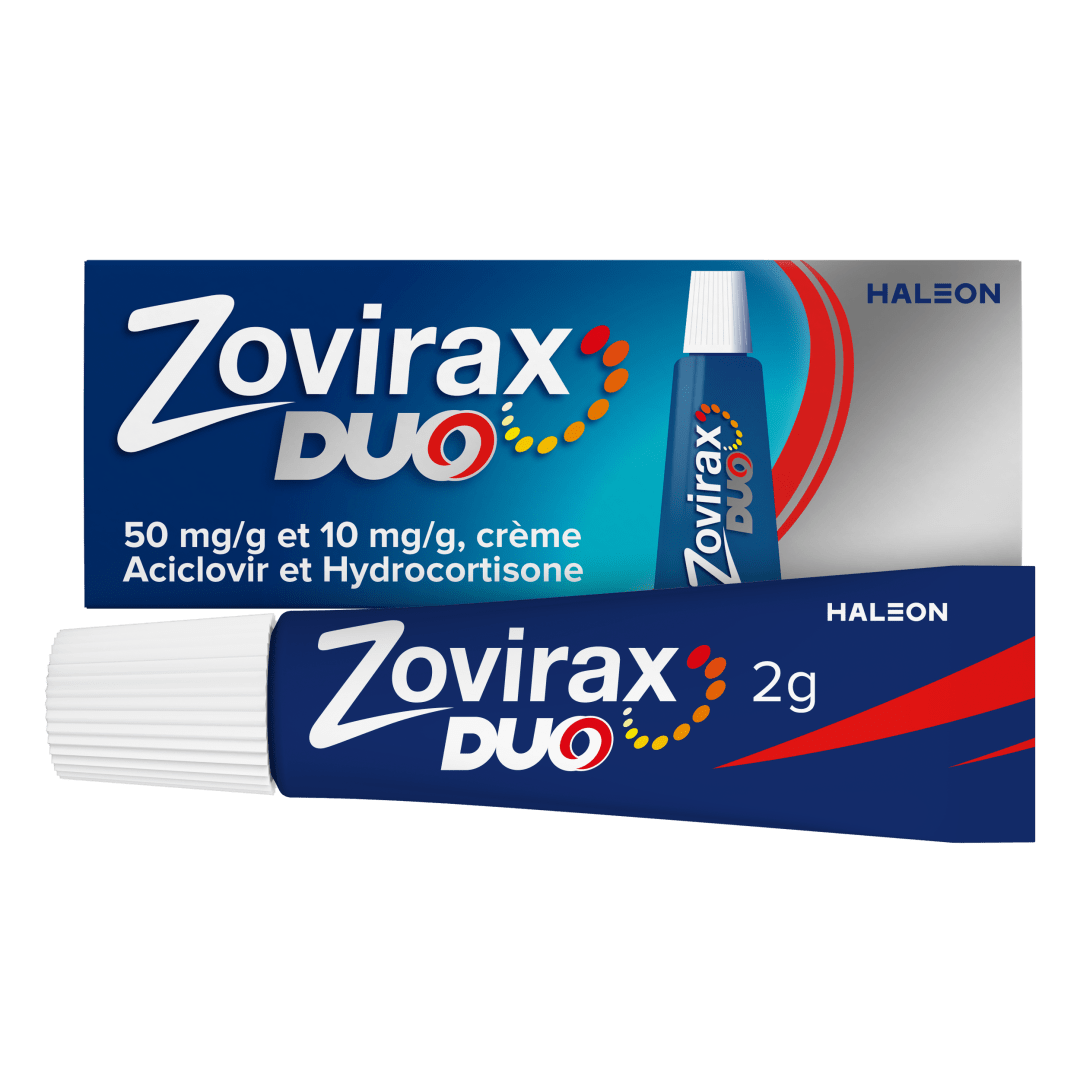 Zovirax Duo 50 mg/g et 10 mg/g crème