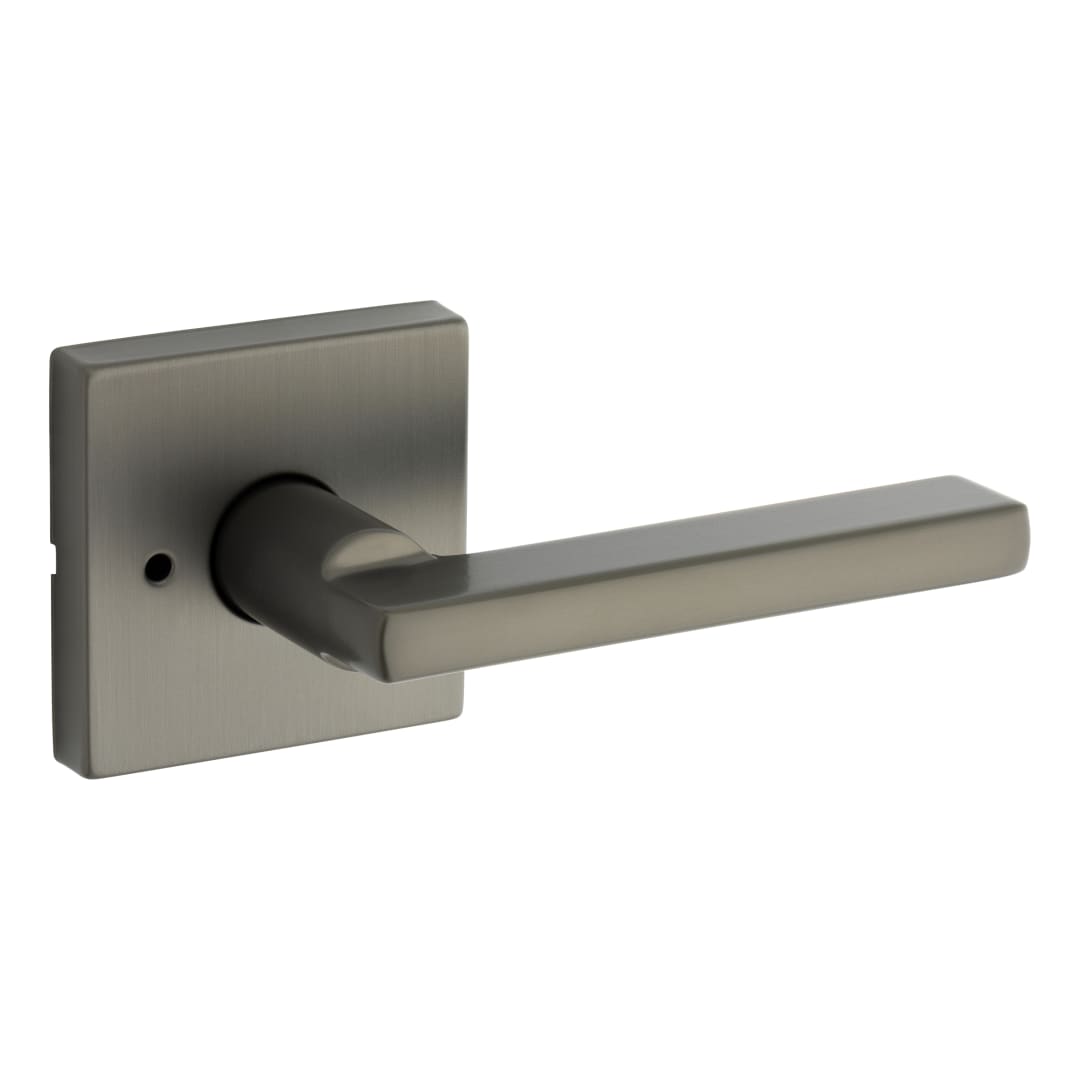 Halifax Privacy Lever in Gunmetal