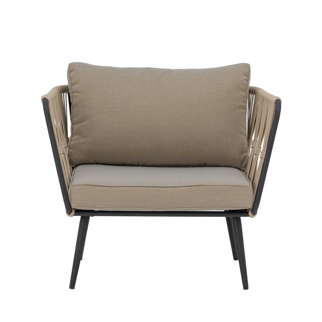 82064623 - Pavone Fire-resistant Lounge Chair, Brown, Iron STOCK: 8